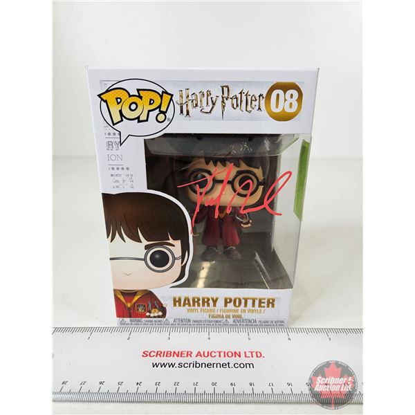 Autographed Funko POP! Vinyl Figure : Harry Potter 08 : Harry Potter : Signed by Daniel Radcliff  (C