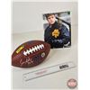 Image 1 : Autographed Football & 8x10 Photo : Rudy : Signed by Sean Astin  (Football Certified : WWOC)