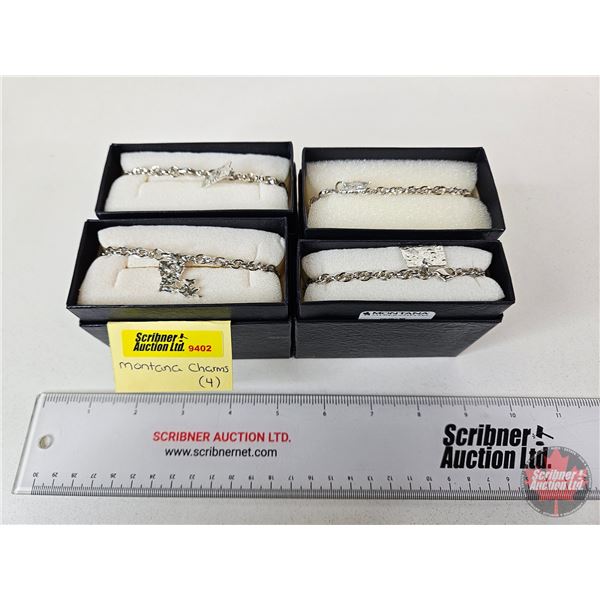 Montana Silversmith Charms (4) : - North Dakota - Iowa - Mississippi - Louisiana