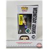 Image 3 : Autographed Funko POP! Vinyl Figure : The Addams Family 1549 : Wednesday Addams : Signed by Christin