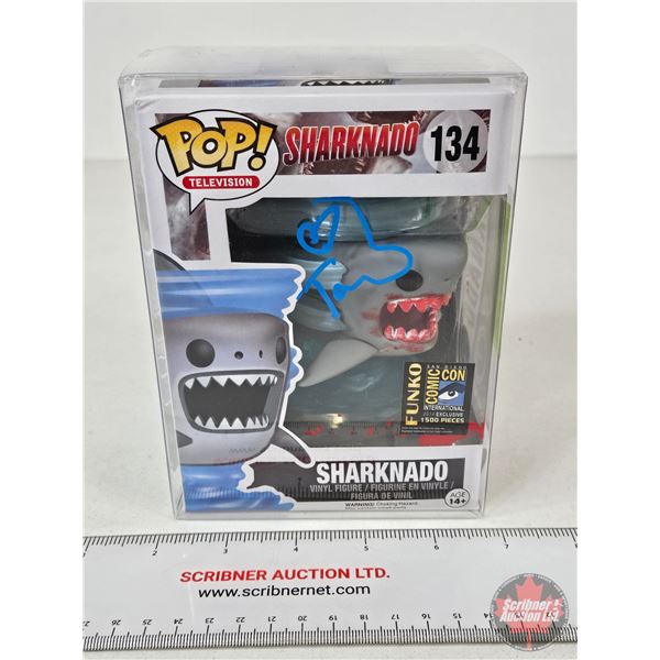 Autographed Funko POP! Vinyl Figure : Sharknado 134 : Sharknado : Signed by Tara Reid : San Diego Co