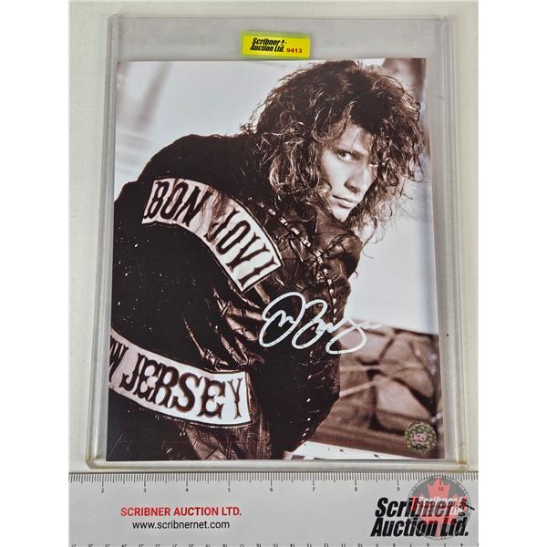 Autographed 8x10 Photo : Jon Bon Jovi (Certified : KB Authentics)
