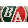 Image 4 : Double Sided Round Porcelain Service Station Sign : B/A  ~ Round (Alum. Frame)  (68-1/2"Dia)