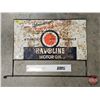 Image 1 : Rack Top Sign : Havoline Motor Oil  (17"H x 25"W)