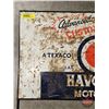 Image 2 : Rack Top Sign : Havoline Motor Oil  (17"H x 25"W)