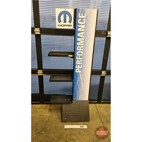 Dealership Display Rack : MOPAR Performance  (59"H x 23"W x 14"W)