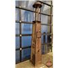 Image 3 : Unrestored Visible Gas Pump : Bulter 61 (Double Lights - 10gal) (w/Pump) (c.1925) c/w Glass Cylinder