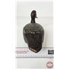 Image 6 : Wooden Duck Decoy  (Consignor Tag ~ Blue Bill Hen from Peterborough , ON)  (Measures : 6"H x 5"W x 1