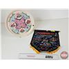 Image 1 : Nashville Souvenir Tin Tray (1960s) & Felt Hanging Banner (Tray : 11-1/2"Dia)