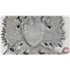 Image 7 : Cast Medal Russian Double Headed Eagle Coat of Arms Plaque  (11"H x 9-1/2"W)