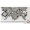 Image 8 : Cast Medal Russian Double Headed Eagle Coat of Arms Plaque  (11"H x 9-1/2"W)