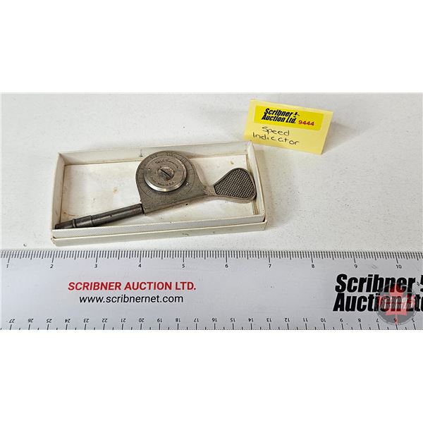 Mechanical Tachometer : The L.S Starrett Co. (Box Measures : 3/4"H x 5"W x 2-1/4"D)