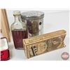 Image 2 : Collector Combo: - Stradivari Wine Bottle - Miniature Iron - Eclipse Pen & Pencil Set (1950s) - Magi
