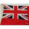 Image 4 : Antique Sewn Flag : British Red Ensign  (20"H x 35"W)