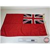 Image 5 : Antique Sewn Flag : British Red Ensign  (20"H x 35"W)