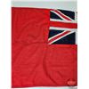 Image 7 : Antique Sewn Flag : British Red Ensign  (20"H x 35"W)