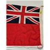 Image 8 : Antique Sewn Flag : British Red Ensign  (20"H x 35"W)