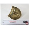 Image 5 : Brass Ornamental Mask  (6"H x 5-1/4"W x 3-1/2"D)
