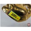 Image 6 : Brass Ornamental Mask  (6"H x 5-1/4"W x 3-1/2"D)