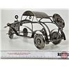 Image 3 : Wine Bottle Holder : Antique Car Design  (6"H x 4-1/2"W x 14"D)