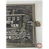 Image 4 : Cast Iron Sign/Plaque : Canadian Pacific Railway (CPR) "McClary's Van" (8-1/2"H x 13-1/2"W x 2"D)