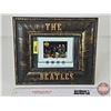 Image 1 : Framed Beatles Card w/Authentic Pieces of Clothing (No COA) (Frame Measures : 10"H x 12"W)