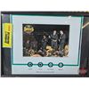 Image 2 : Framed Beatles Card w/Authentic Pieces of Clothing (No COA) (Frame Measures : 10"H x 12"W)