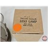 Image 3 : Collector Combo (3) :  - Tin Decorative Crown - Replica Thomas Edison 1893 Lamp Bulb - Cork Screw Ke