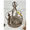 Image 6 : Collector Combo (3) :  - Tin Decorative Crown - Replica Thomas Edison 1893 Lamp Bulb - Cork Screw Ke