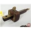 Image 2 : Vintage Tool Trio :  - Rosewood Carpenters Marking Gauge - Mini Wood Plane  - Small Draw Knife