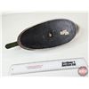 Image 11 : Wooden Duck Decoy  (Consignor Tag ~ Hollow Carved Mallard Drake : Vick Peck : Trenton, ON 1960)  (Me