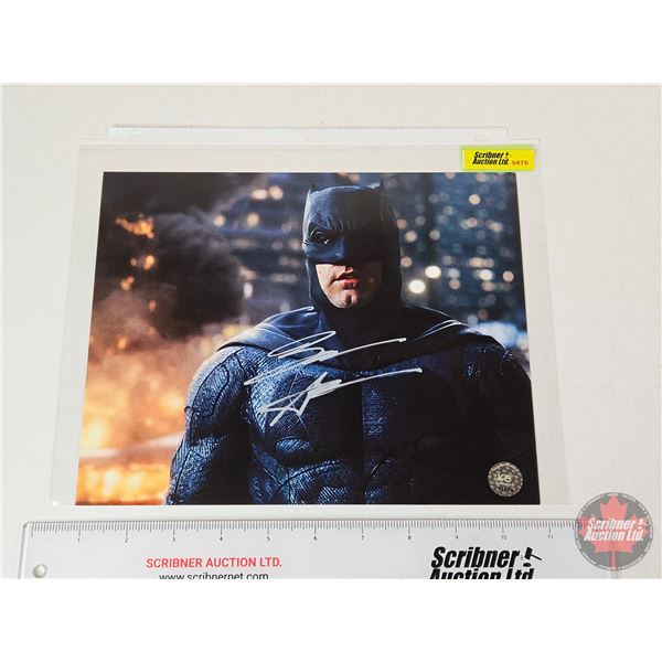 Autographed 8x10 Photo : Ben Affleck "Batman" (Certified : KB Authentics)