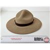 Image 1 : Biltmore RCMP Felt Hat : Size 7-3/8" (Oct 1993) w/Straps  (Box Measures : 6"H x 17"W x 15"D)
