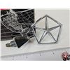 Image 2 : Chrysler Pentastar Hood Ornament w/Box  (Box Measures : 4-1/2"H x 4-1/2"W x 1-1/2"D)
