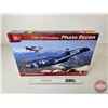Image 1 : Model Kit : F9F-2 P Panther Recon Airplane (Scale 1:48) (Hobby Craft) (Box Measures : 10-1/2"H x 16-