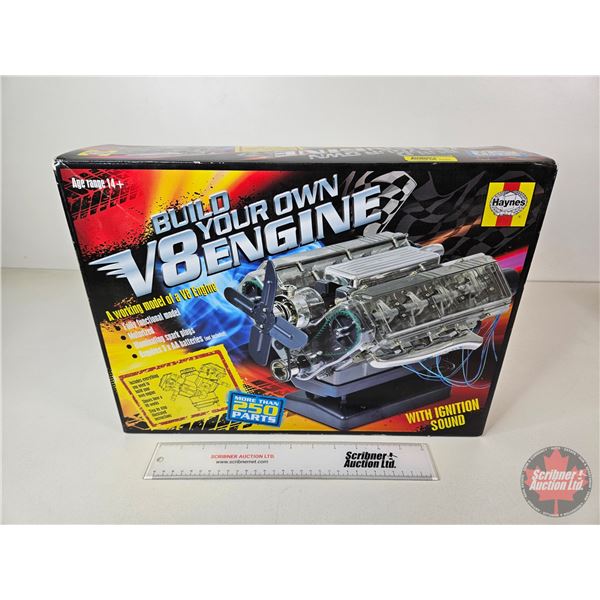 Model Kit : Build Your Own V8 Engine (Haynes) (Box Measures : 12-1/2"H x 17"W x 5-1/2"D)