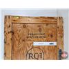 Image 2 : RCA Radio Packing Crate Side (Measures : 42"H x 30"W x 1"D)
