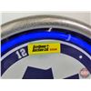 Image 9 : Toronto Maple Leafs Neon Clock (Modern)  (12"Dia)