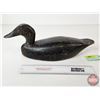 Image 9 : Wooden Duck Decoy (Consignor Tag ~ Black Duck Working Decoy : c.1930 : Tack Eyes) (Measures : 6-1/2"