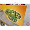 Image 9 : Vintage Budweiser Patio Umbrella & Beer Coroplast Advertising (5) (Largest Coroplast : 48"H x 48"W) 