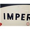 Image 15 : Double Sided Oval Porcelain Dealer Sign : Imperial ESSO  ~ Oval (Alum. Frame)  (Measures : 61"H x 90