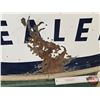 Image 6 : Double Sided Oval Porcelain Dealer Sign : Imperial ESSO  ~ Oval (Alum. Frame)  (Measures : 61"H x 90