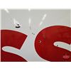 Image 7 : Double Sided Oval Porcelain Dealer Sign : Imperial ESSO  ~ Oval (Alum. Frame)  (Measures : 61"H x 90