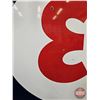Image 8 : Double Sided Oval Porcelain Dealer Sign : Imperial ESSO  ~ Oval (Alum. Frame)  (Measures : 61"H x 90