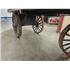 Image 13 : Train Station Platform Luggage Wagon  (Deck Measures : 36"H x 46"W x 118"L)