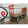 Image 1 : Train Station Platform Luggage Wagon  (Deck Measures : 36"H x 46"W x 118"L)