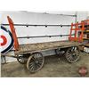 Image 3 : Train Station Platform Luggage Wagon  (Deck Measures : 36"H x 46"W x 118"L)