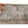 Image 7 : Train Station Platform Luggage Wagon  (Deck Measures : 36"H x 46"W x 118"L)