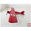 Image 3 : Die-Cast Metal Coin Bank : Wings of Texaco : 1929 Curtiss Robin Airplane (6th in a Series)  (Box Mea