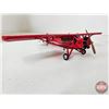 Image 4 : Die-Cast Metal Coin Bank : Wings of Texaco : 1929 Curtiss Robin Airplane (6th in a Series)  (Box Mea